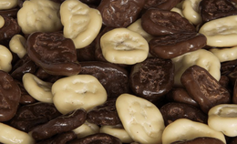 Schoko-Bananenchips gemischt