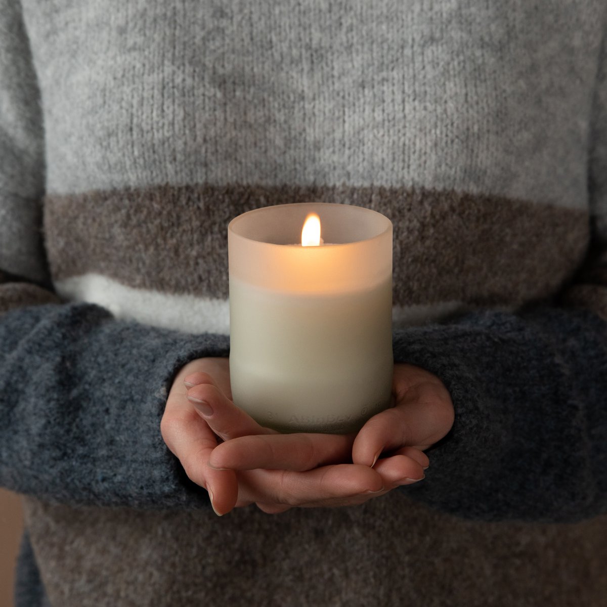 Organic scented candle 'Oriental Tea Fields'