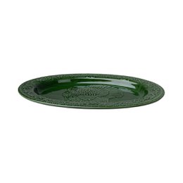 Plat ovale dinde 48x36x4cm Vert