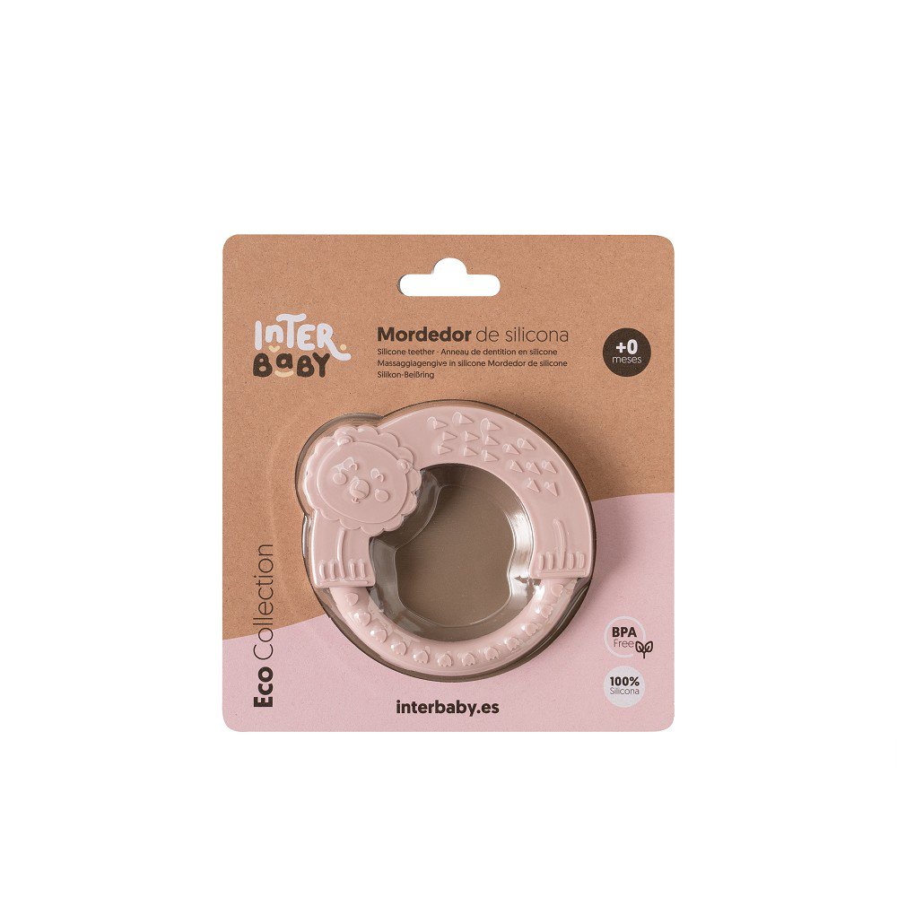 SILICONE BIJTJE - DONKERROZE