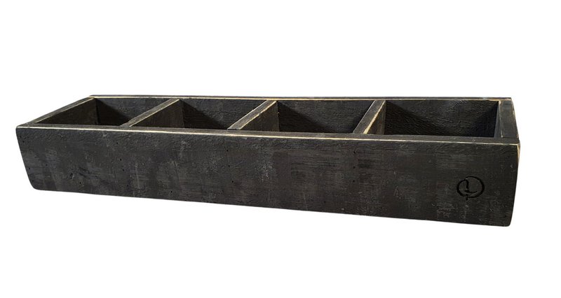 candle hold black berlin plain half high 4
