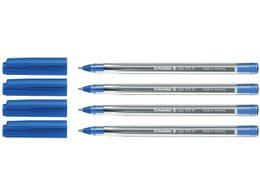 Bolígrafo Schneider Tops 505M azul blister, 4 uds.