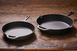 Skillet cast iron skillets 30 & 25 cm - 2 pcs