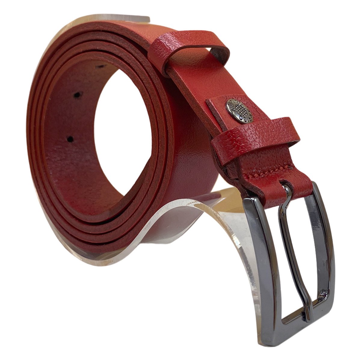 Ceinture en cuir - 3 cm de large - Ceinture Homme Cuir - Ceinture Femme Cuir Véritable