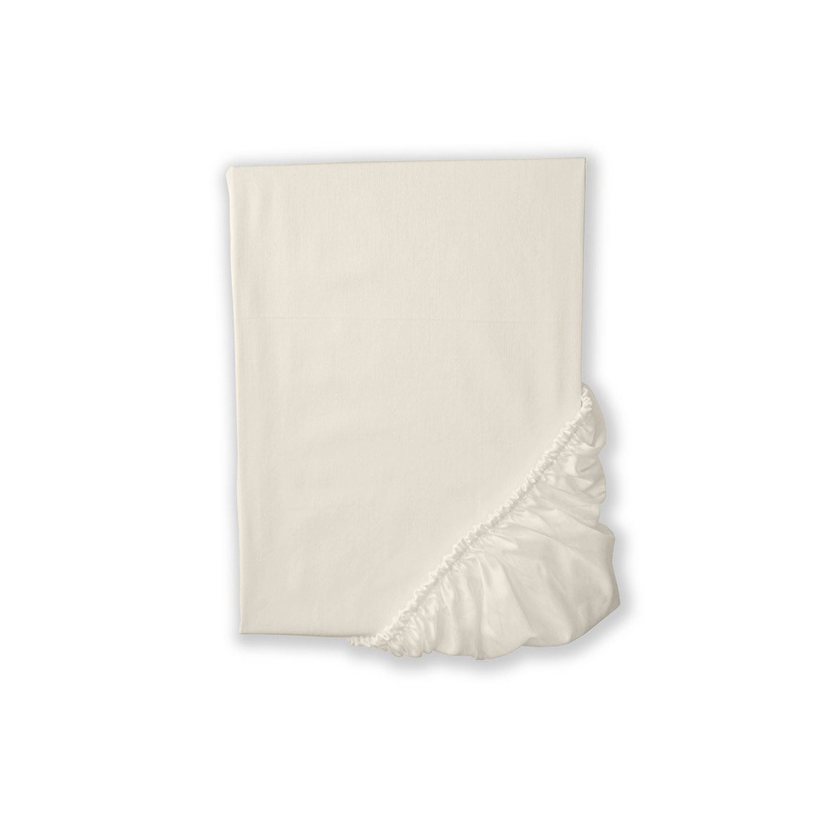 Satynowe prześcieradło Solid Antique White