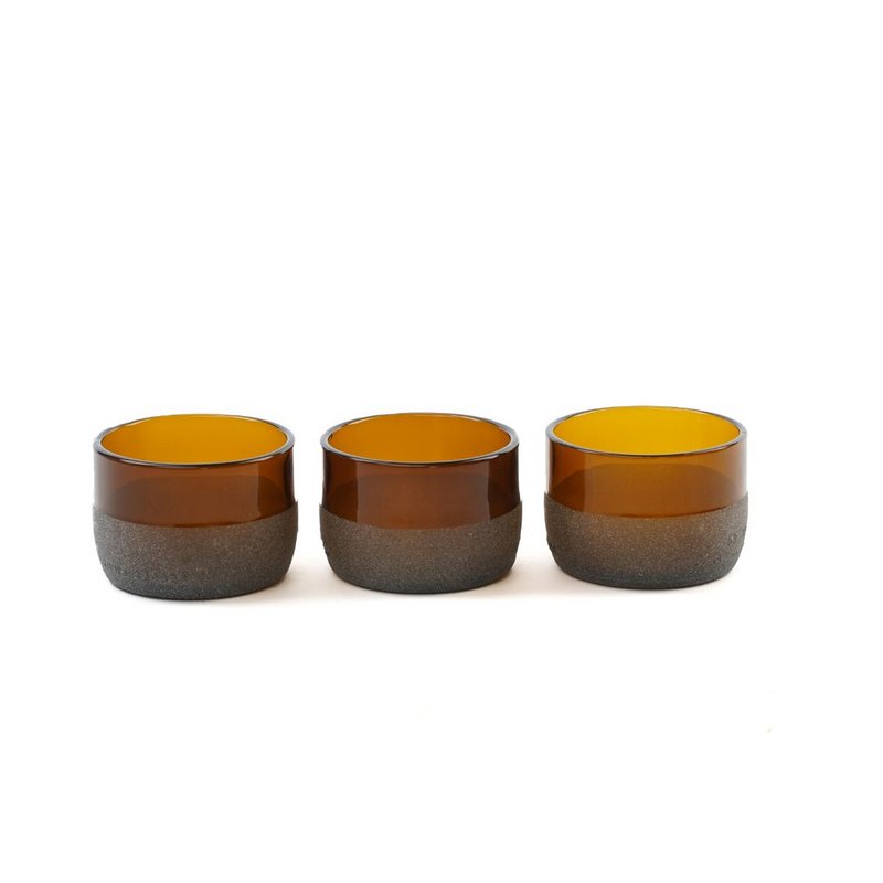 Multifunctionele kommetjes "Bruin" (set van 3)