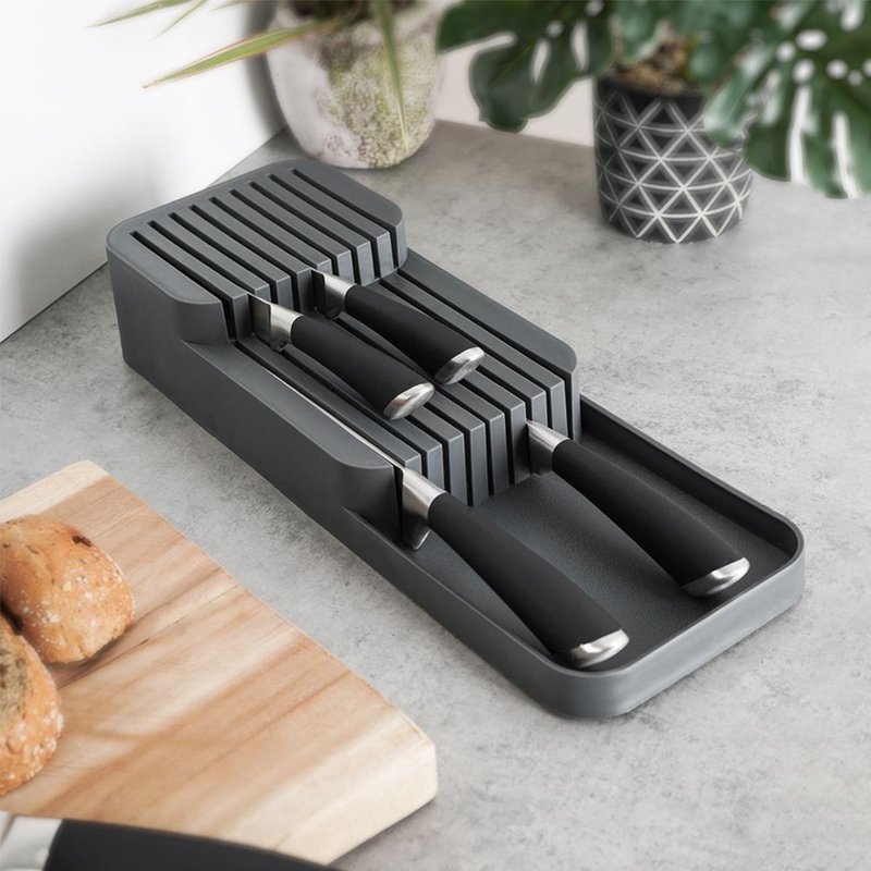 Knife organizer plastic 39x14.5x7.5cm