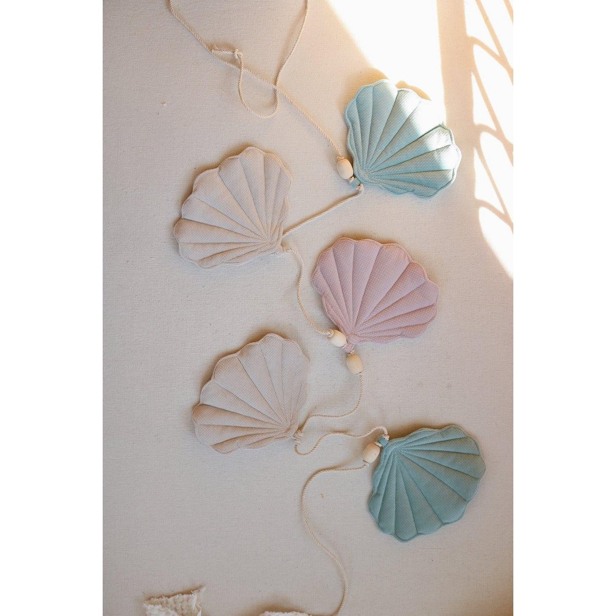 Guirlande de velours « Late Summer » avec coquillages