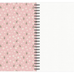 Notepad Boho Floral Pattern No. 3 A5
