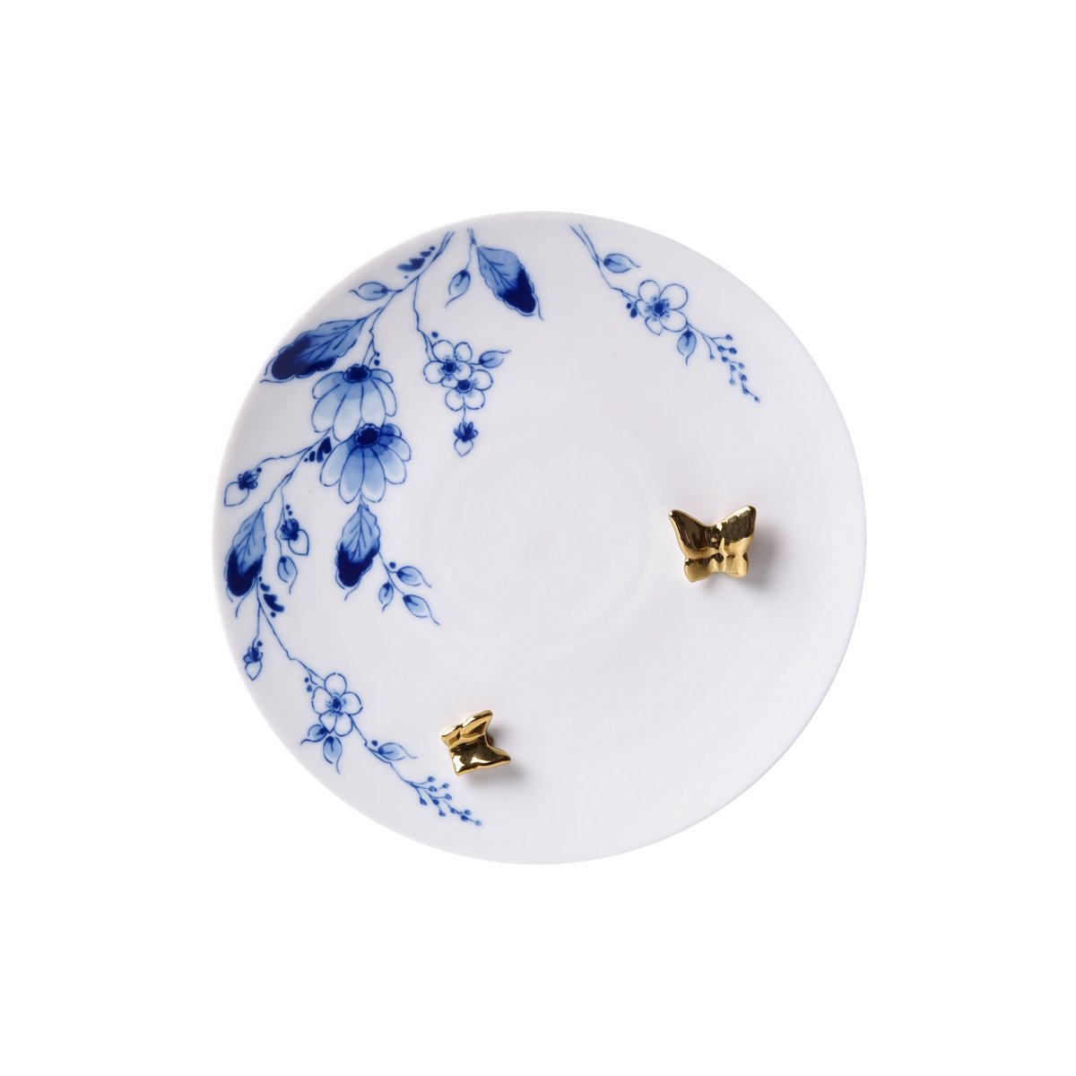Plaque murale Papillon Or 20 cm