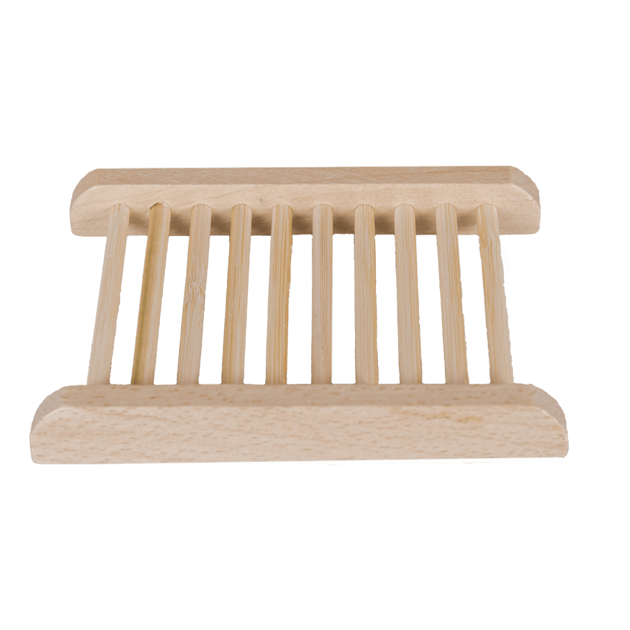 Shampoo Bar - Soap Holder made of light Wood