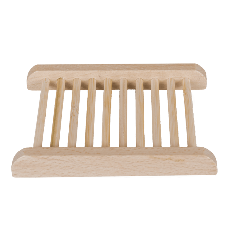 Shampoo Bar - Soap Holder made of light Wood