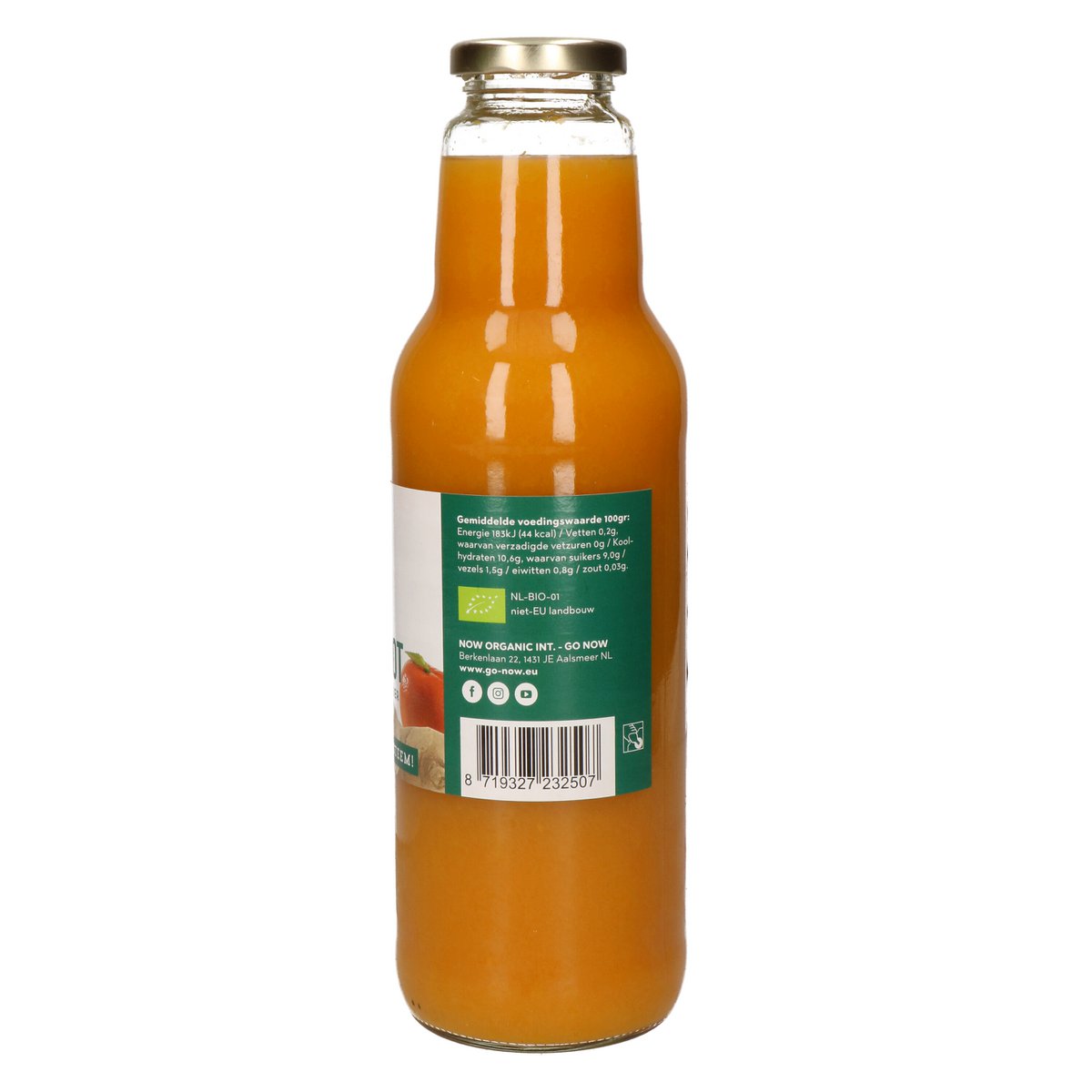 Mandarin-Ingefær 750ml | Ingefærshot | Ingefærjuice | Ingefær