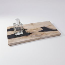 Tablett aus versteinertem Holz – 20 × 10 cm | Gemischte Auswahl
