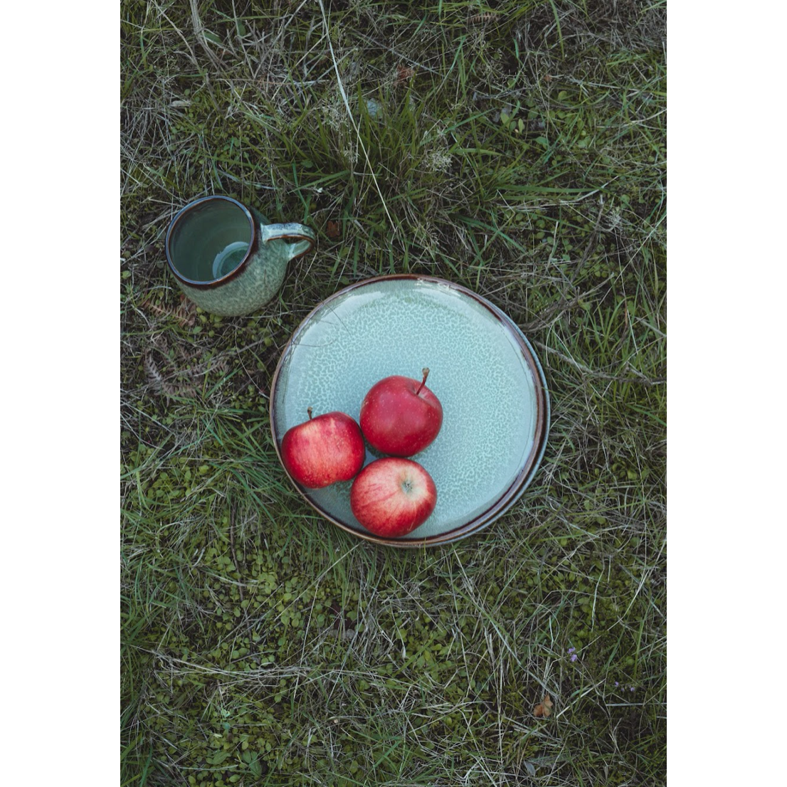 Evora Salad plate green
