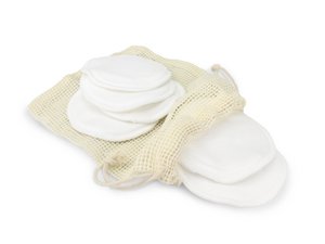 SALE Reusable cotton pads white