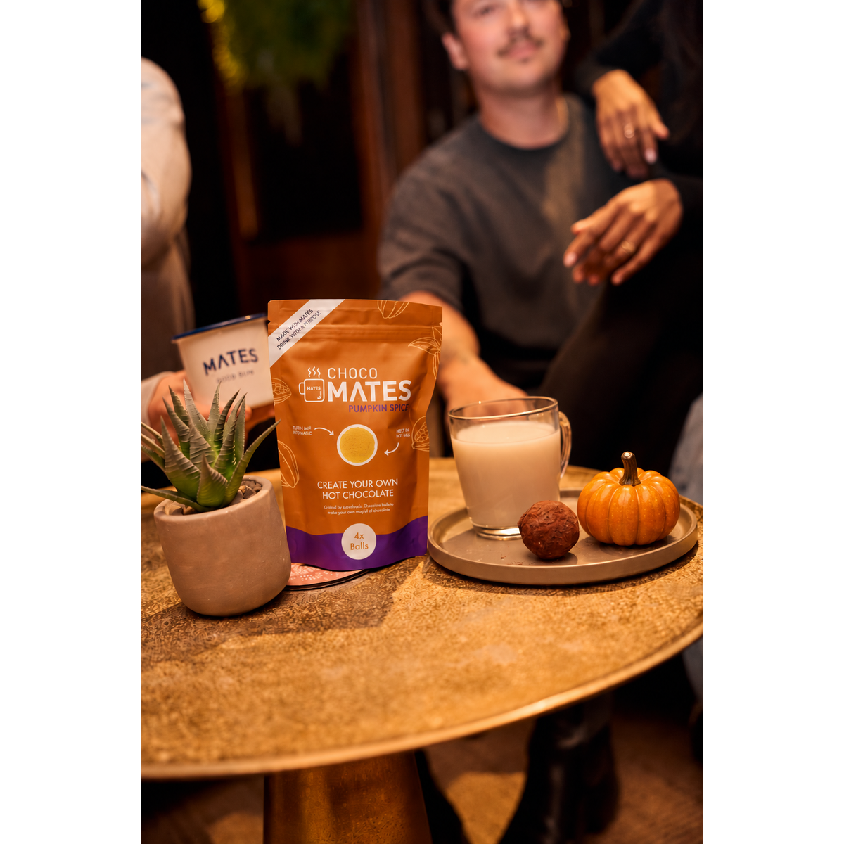 Pumpkin Spiced Chocomates - Hot Chocolate