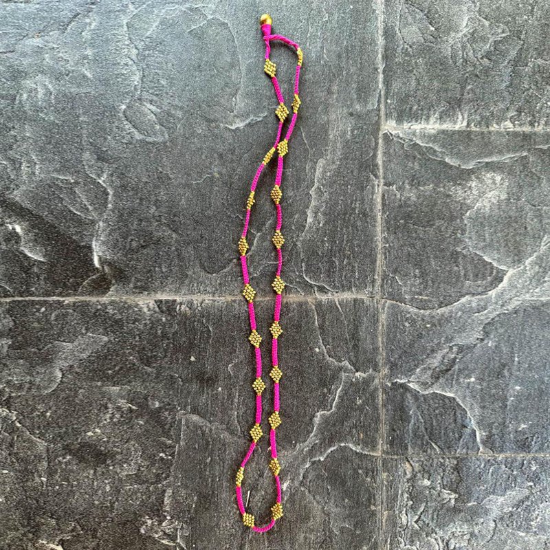collar Dokra hecho a mano "Summerlove"