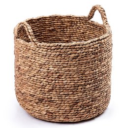Cesta para la colada | Cesta para plantas | Cesta de almacenamiento BALAI hecha de jacinto de agua (3 tamaños)