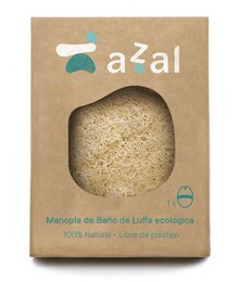 Luffa Körperpeelinghandschuh mit Griff. Azal.