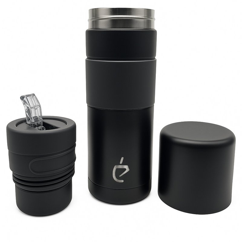 Matelisto autocebante (matermo) XL 750ml von Un Mate. Thermoskanne, Tasse und Bombilla: alles in einem. Für Yerba Mate