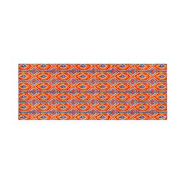 Colorful Silk Scarf Ikat Print Elang