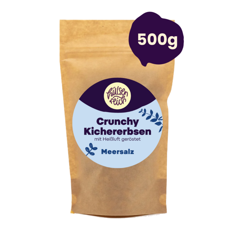 Crunchy chickpeas sea salt