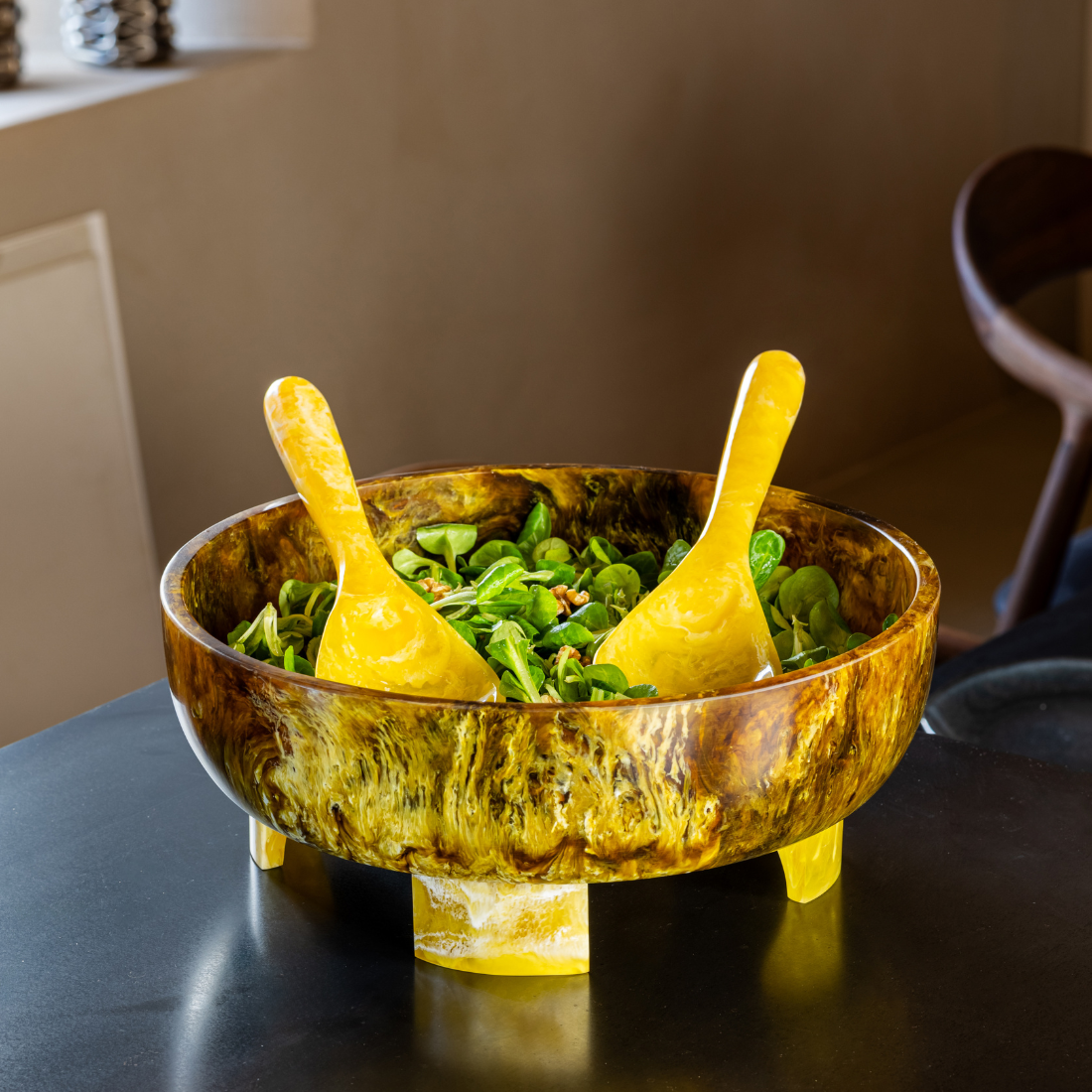 Salad Bowl | Fruit Bowl | Pavone | Tiger