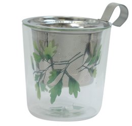 Eigenart Lyn "Eucalyptus" double walled glass, 0.25L, giftbox
