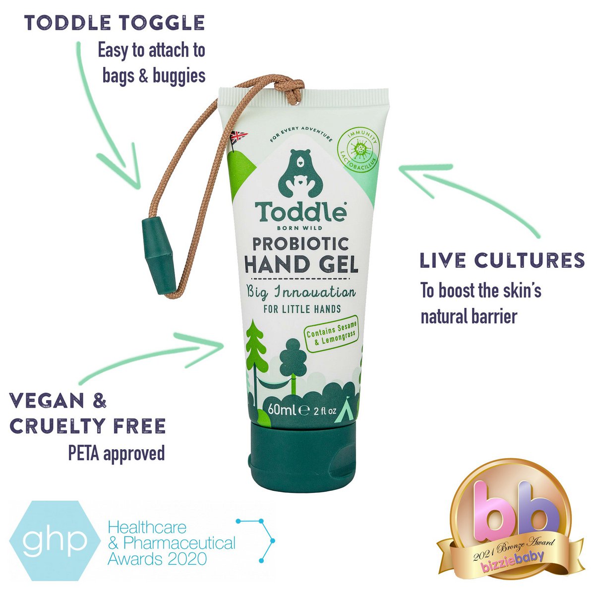 Probiotisches Immunitäts-Handgel