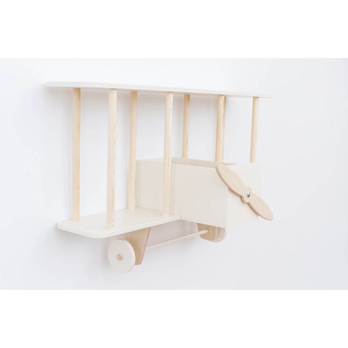 Etagère biplan "Dashy" blanc