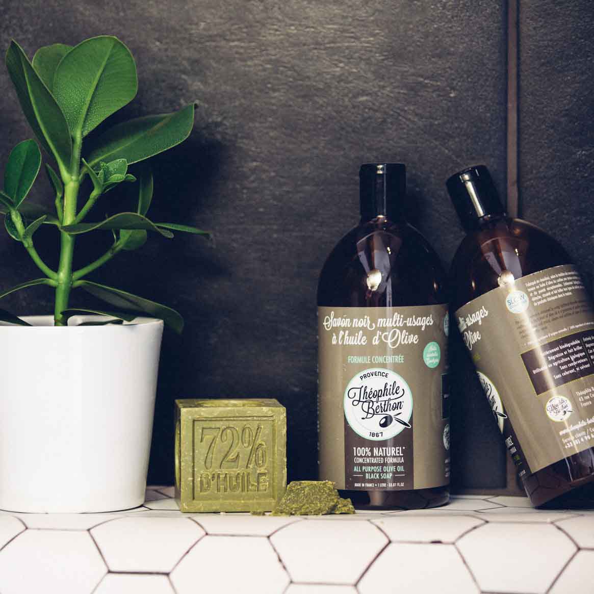 Traditionel Marseille sæbe 100% olivenolie. Uden parfume eller konserveringsmidler. terning 600 g