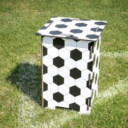 Photo stool football pattern