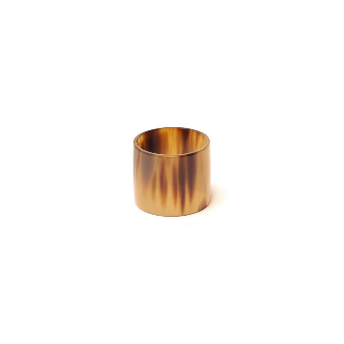 Lot de 6 ronds de serviette en corne blonde