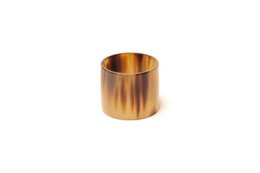 Lot de 6 ronds de serviette en corne blonde
