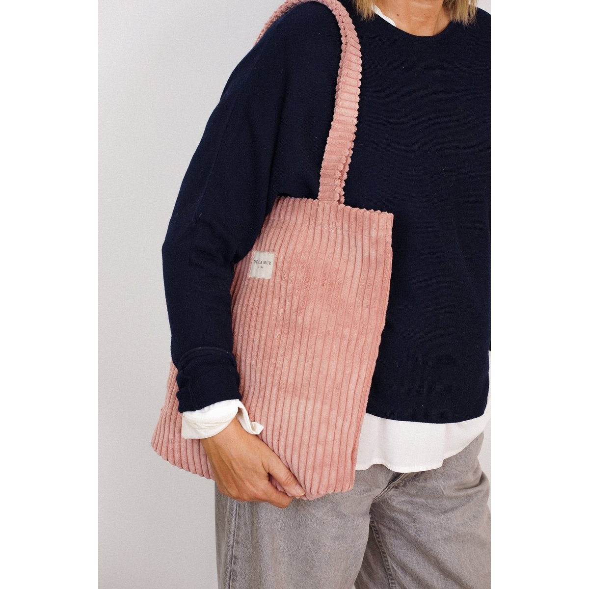 Tote Bag with zipper CREPE