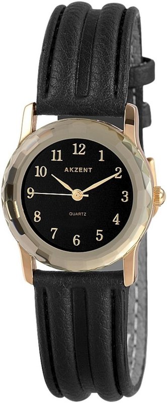 Accent dameshorloge met imitatieleren band