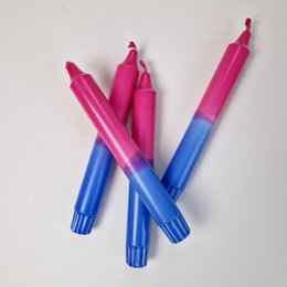 DIP DYE  Blue + Pink