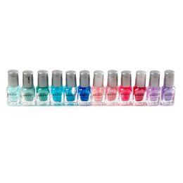 12 Mini Paint Pack - Water Paznokcie Lakier - 12 kolorów