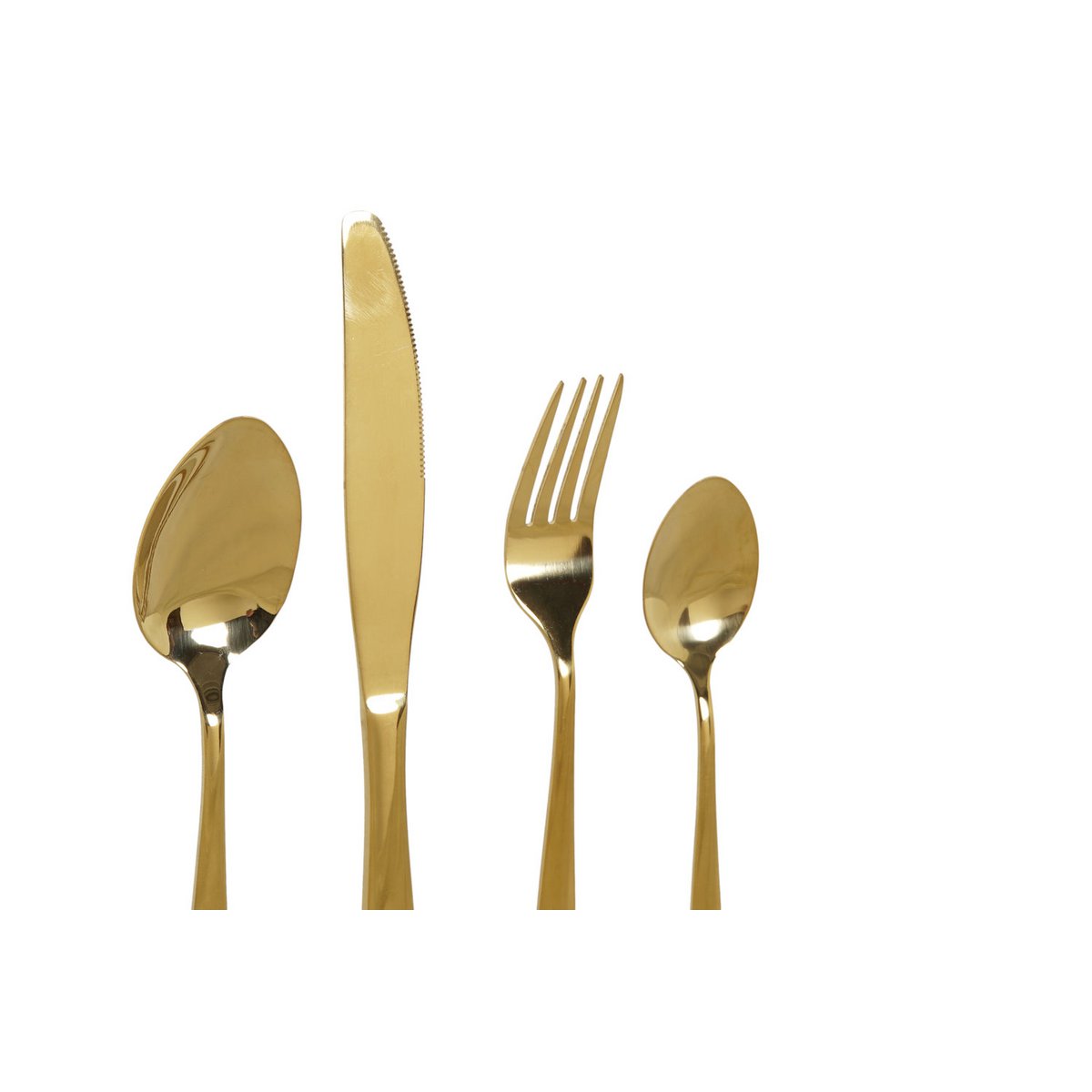CUBERTERIA SET 16 INOX 3,5X1,5X15,5 2MM DORADO SM183745
