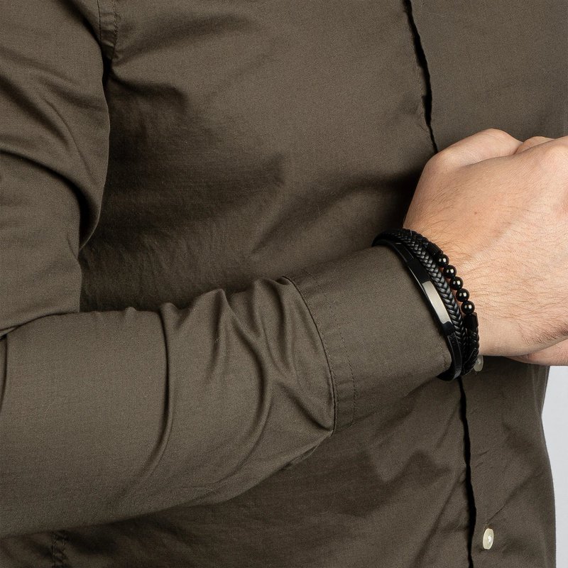 Bracciale in pelle "Perla"