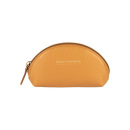 RB1089CQ | Crescent-Moon clutch gemaakt in Italië van echt dollar generfd leer. Kleur leer