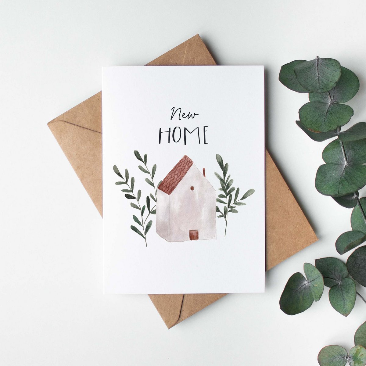 Folding card "New Home pastel" | move