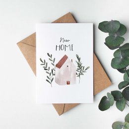 Folding card "New Home pastel" | move