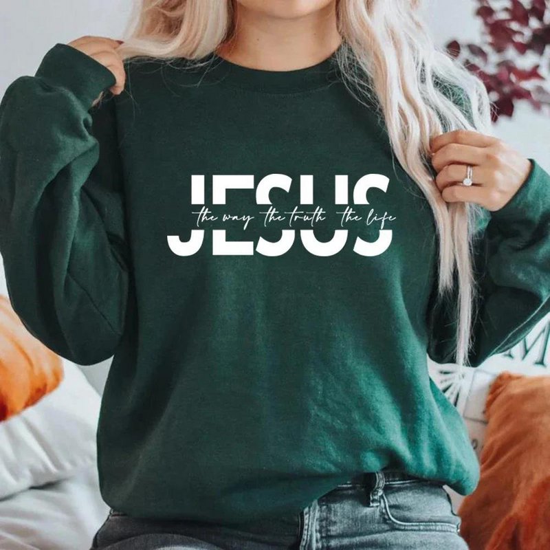 De manier waarop de waarheid het leven Sweatshirt Christian Hoodie
