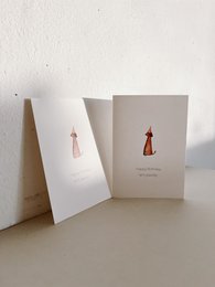 Happy Birthday Dog folded card