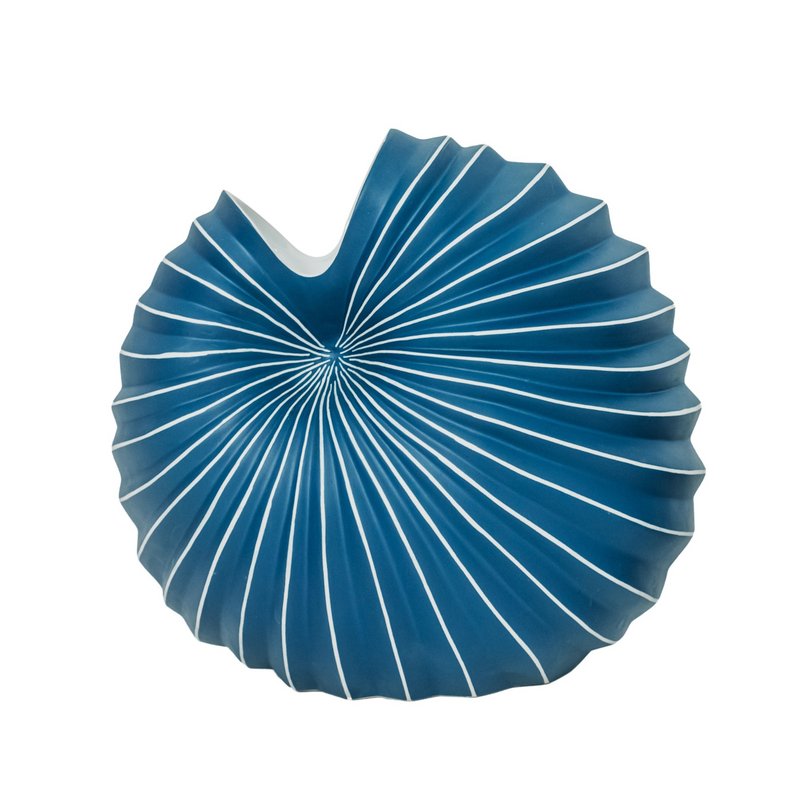 Palm Vase -Navy Blue Size L