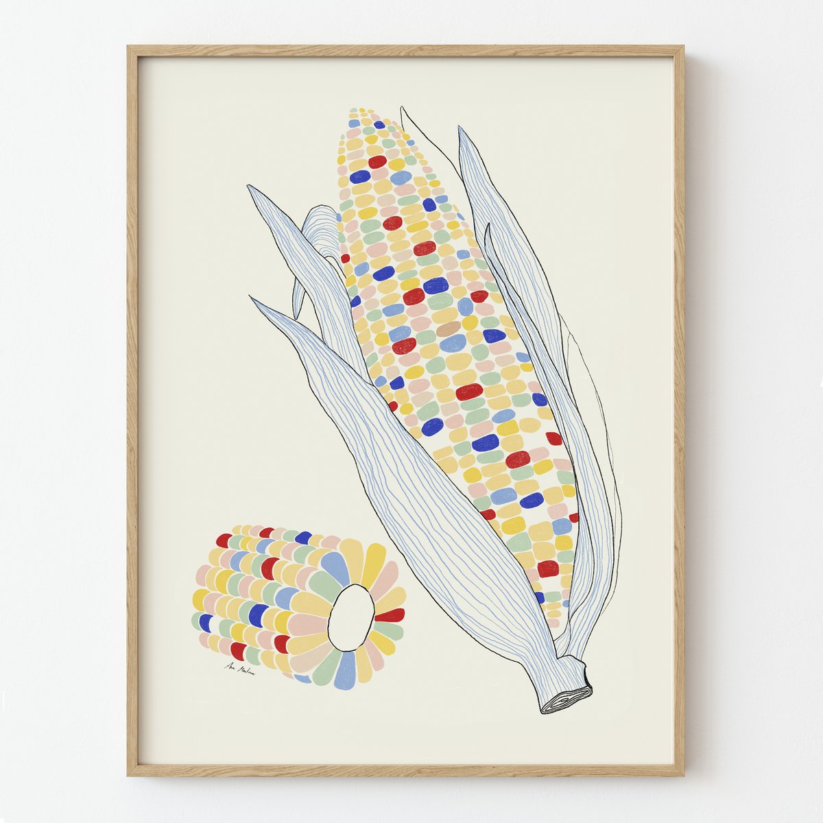 Corn Art Print