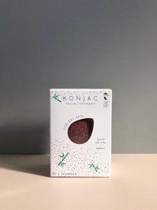 Owl & Bee Konjac Gesichtsschwämme für trockene Haut (2 Packung) - Veganer