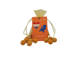 Orange frøbomber i Organza Bag - King's Day